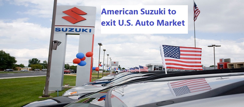American Suzuki to exit U.S. auto market