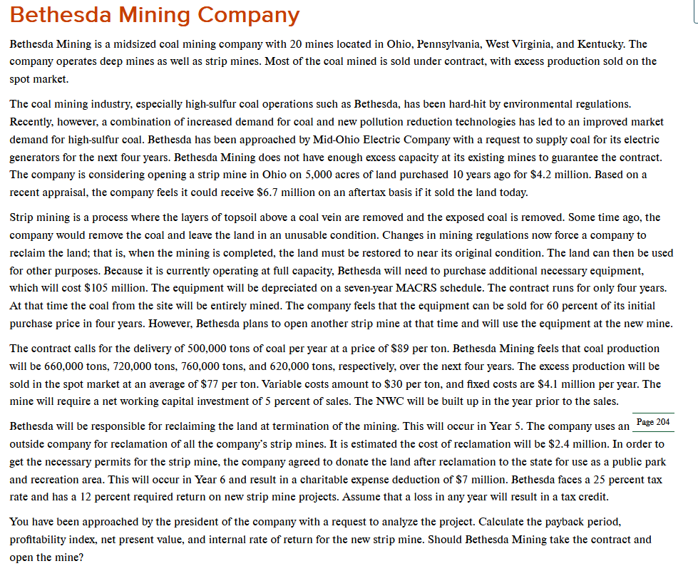 Bethesda Mining Company